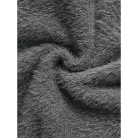 Women's Thick & Soft Sweater with Bow Buttons - Winter Warm Round Neck Long Sleeve Cozy Sweater, Beige & White Cable- Design, All-Season Casual Elegant Pullover for Fall and Winter Layering, Hand Wash or Dry Clean, Solid Color with Bow Detail, Medium Stretch, Relaxed Fit, Fleece Lining for Extra Warmth, Chic and Comfortable for Casual Attire, Cozy Sweaters For Women, Casual Long Sleeve Sweater, Oversized Knit Sweater, Colourfull Loose Sweater For Women,