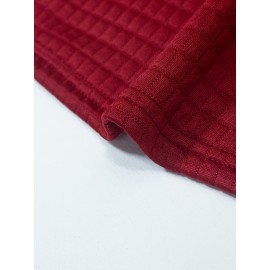 Plus Size - European And American Autumn And Winter Fashion Elegant Faux Two-Piece Cardigan with Pockets And Drawstring Hood, Long Plus-Size Women'S Coat.